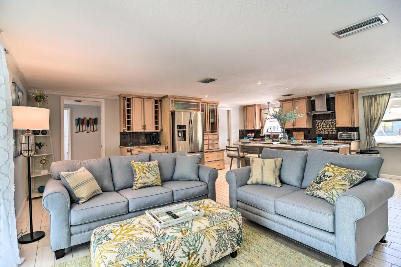 Waterfront Bradenton Home Heated Pool And Fire Pit Extérieur photo