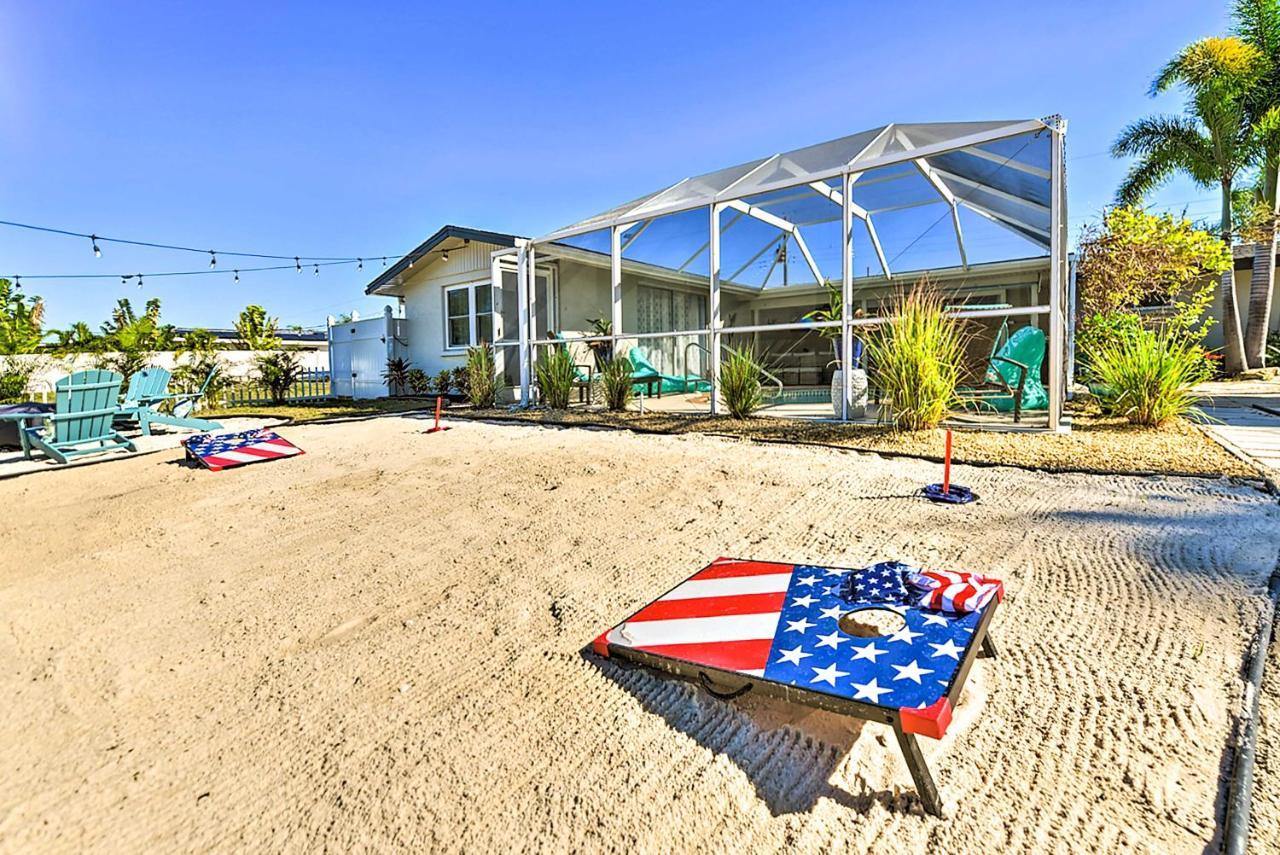 Waterfront Bradenton Home Heated Pool And Fire Pit Extérieur photo