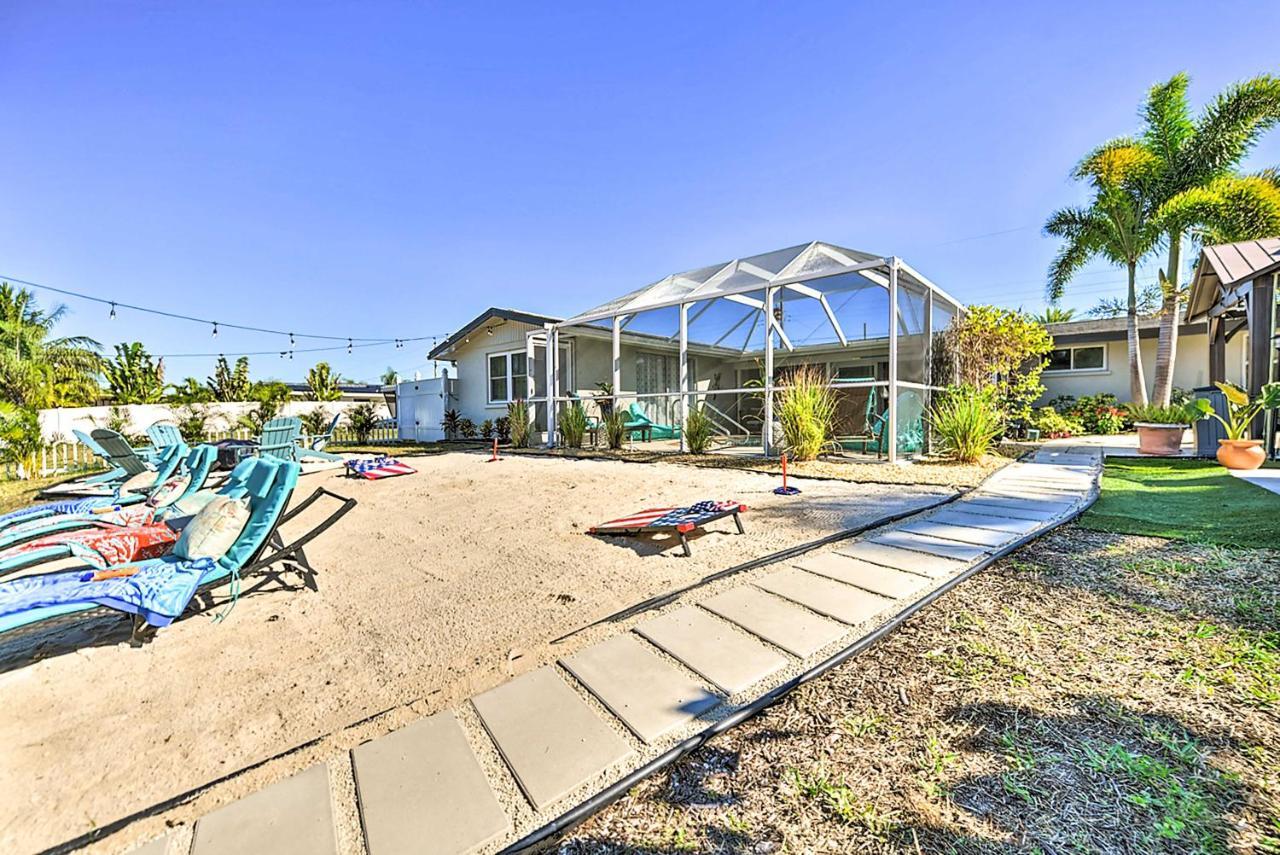 Waterfront Bradenton Home Heated Pool And Fire Pit Extérieur photo