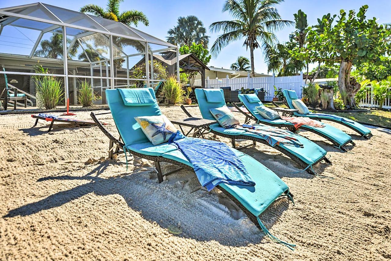 Waterfront Bradenton Home Heated Pool And Fire Pit Extérieur photo